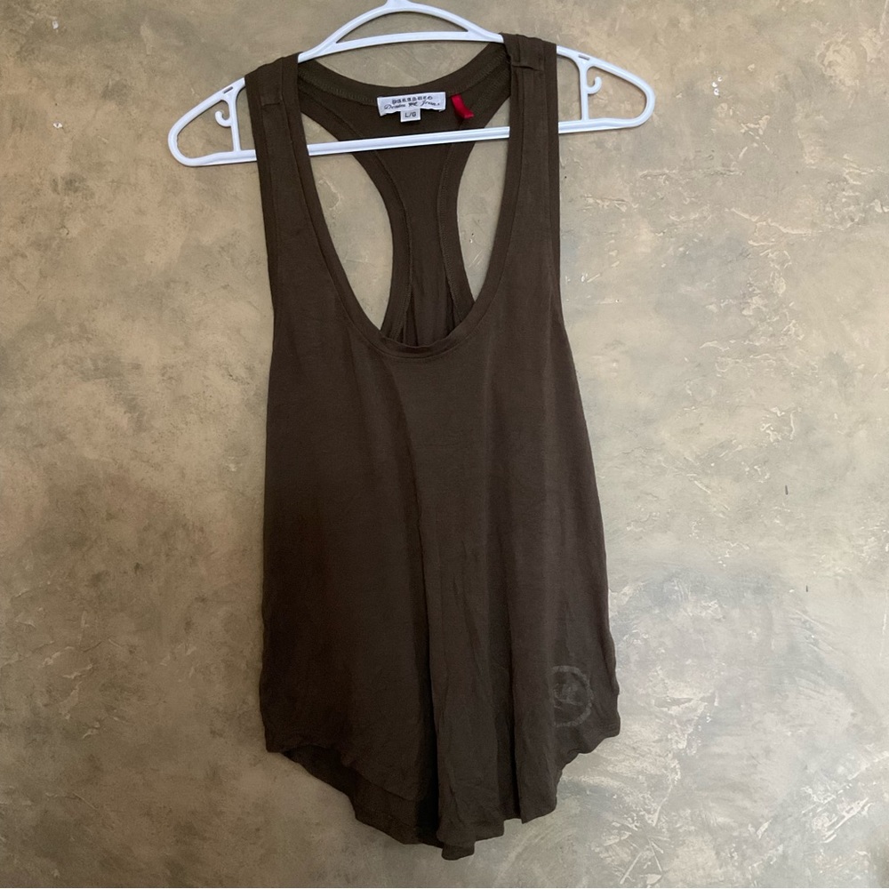 Vintage Y2K Parasuco Army Green Racerback Tank Top